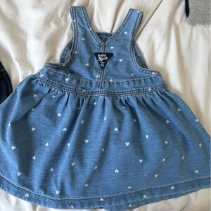3for $15😍 OshKosh B'gosh Blue Denim Heart Dress